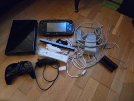 Wii U Sammlung mit Zubehör und Games
