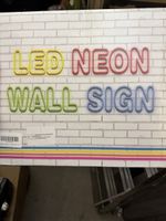 LED NEON SIGN WALL – Bunt und auffällig für dein Zuhause