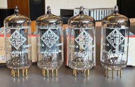 4 x Telefunken 6211 gleicher Datumscode