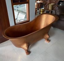 Freistehende Kupfer Badewanne EXTRA STARK Kupferbadewanne