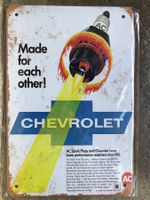 Chevrolet gm spark plugs werbung reklame classic