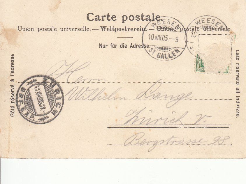 Cartoline postali: Netstal 1905 – Usato da Bürglen TG venduto da StampGraf 1