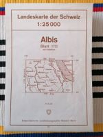 1111 Albis🌞1:25'000 Landeskarte der Schweiz