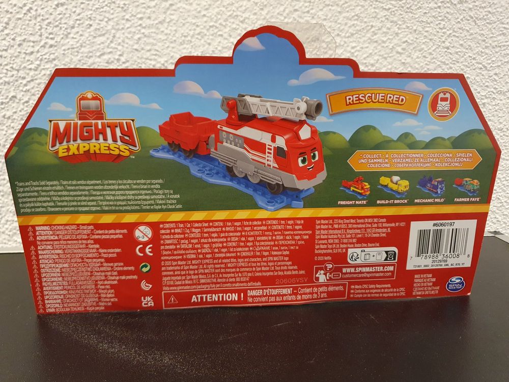 Mighty Express - Push & Go Zug - Rescue Red (Neu und originalverpackt ...