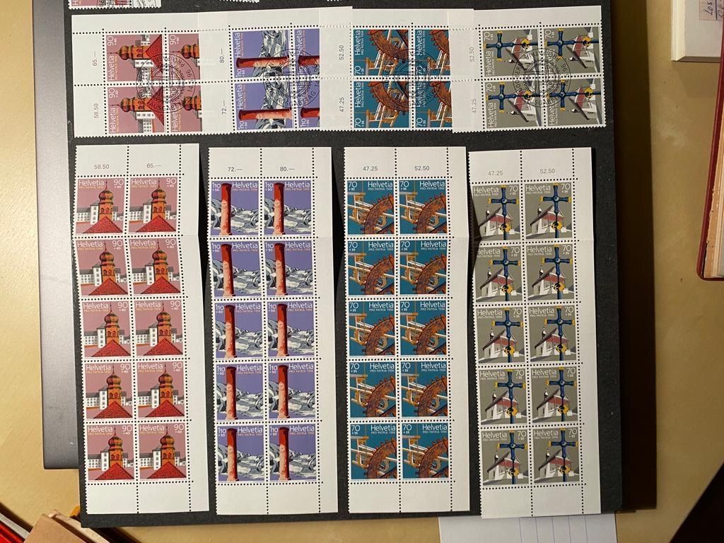 Alle Briefmarken: Los 70 Pro Patria komplett 1995 Marken – Neu (gemäss Beschreibung) aus Niederweningen von rimicanardo 2