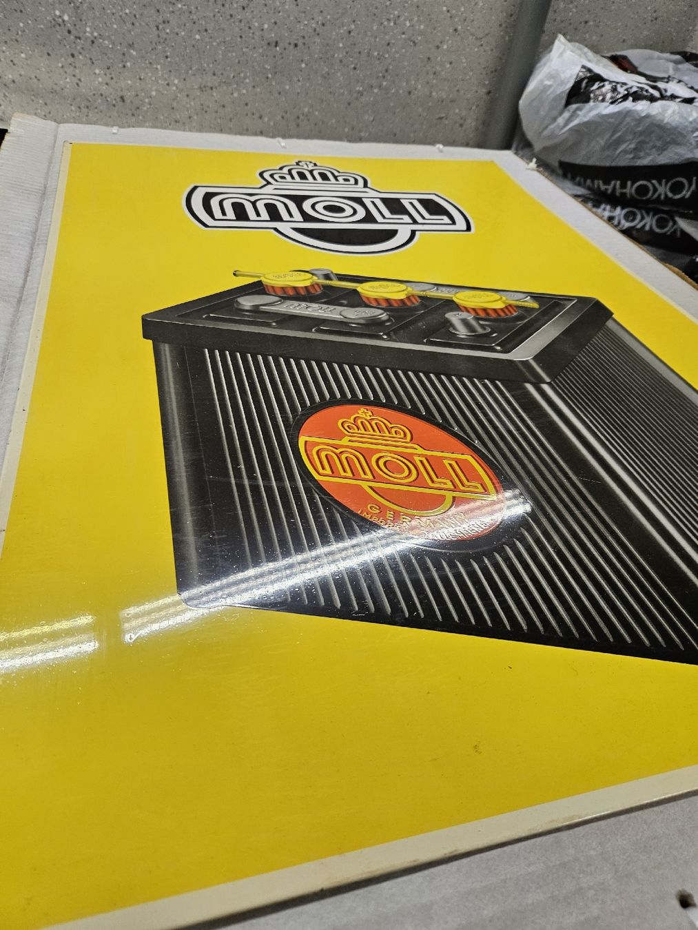 Insegne: priginal Moll Blechschild!! – Usato da Ossingen venduto da eri_zp65 1