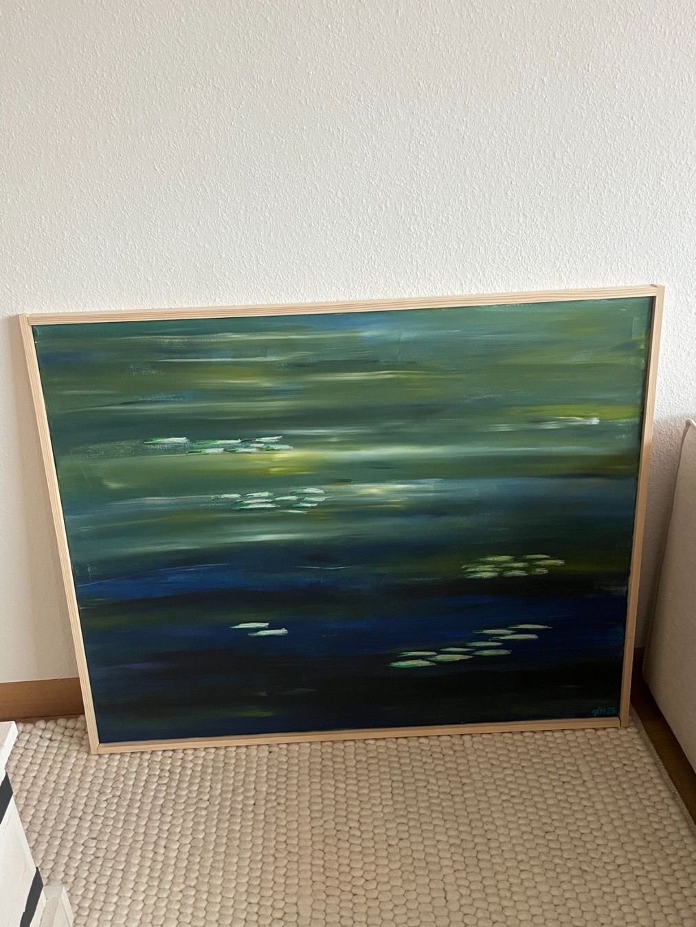 Dipinti: Seerosenbild wie Monets Klassiker – Nuovo e nell'imballaggio originale da Arlesheim venduto da agn_nhk5 2