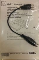 DELL COMPOSITE TV-OUT ADAPTER  Cable P/N 07309P for Laptops