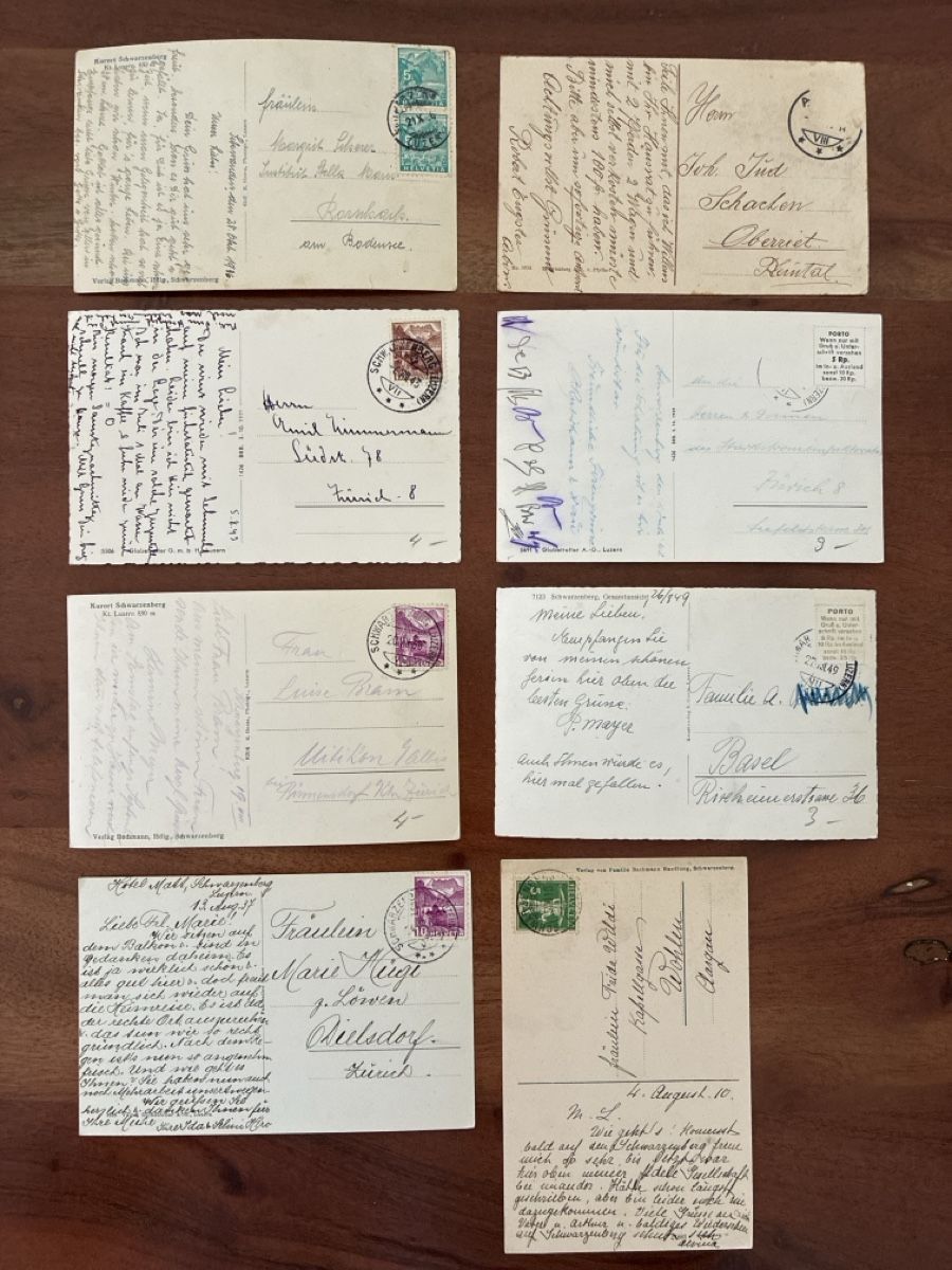 Cartes postales: 16 Ansichtskarten Schweiz von Schwarzenberg LU – D'occasion à Oftringen par Cla.vD.74 3