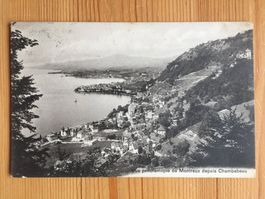 Montreux depuis Chambabeau - AK 1909