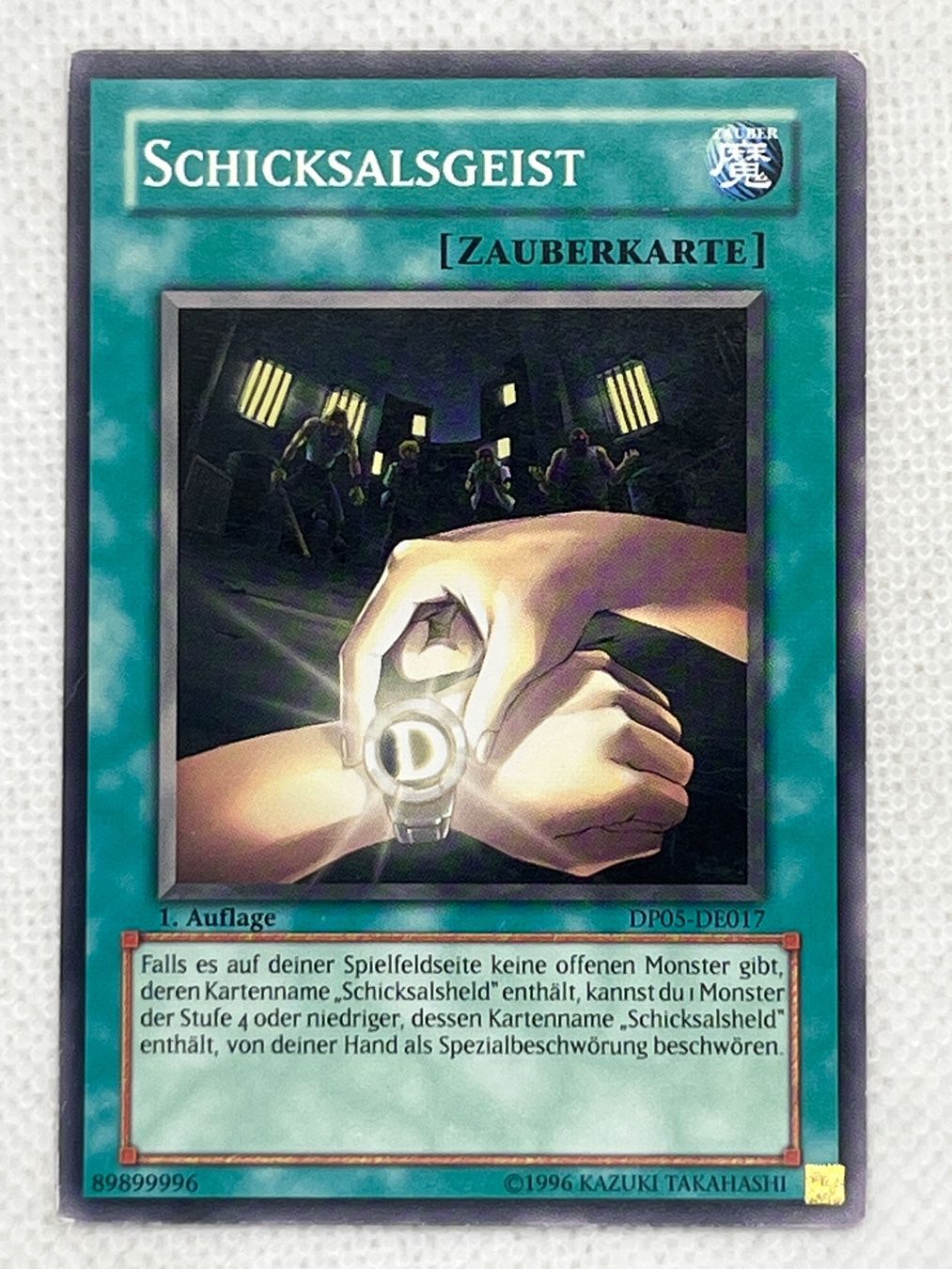 Yugioh Sammelbilder & Trading cards: Seltene Yu-Gi-Oh Karte "Schicksalsgeist" DP05-DE017 – Gebraucht aus Hinterkappelen von Kim1992