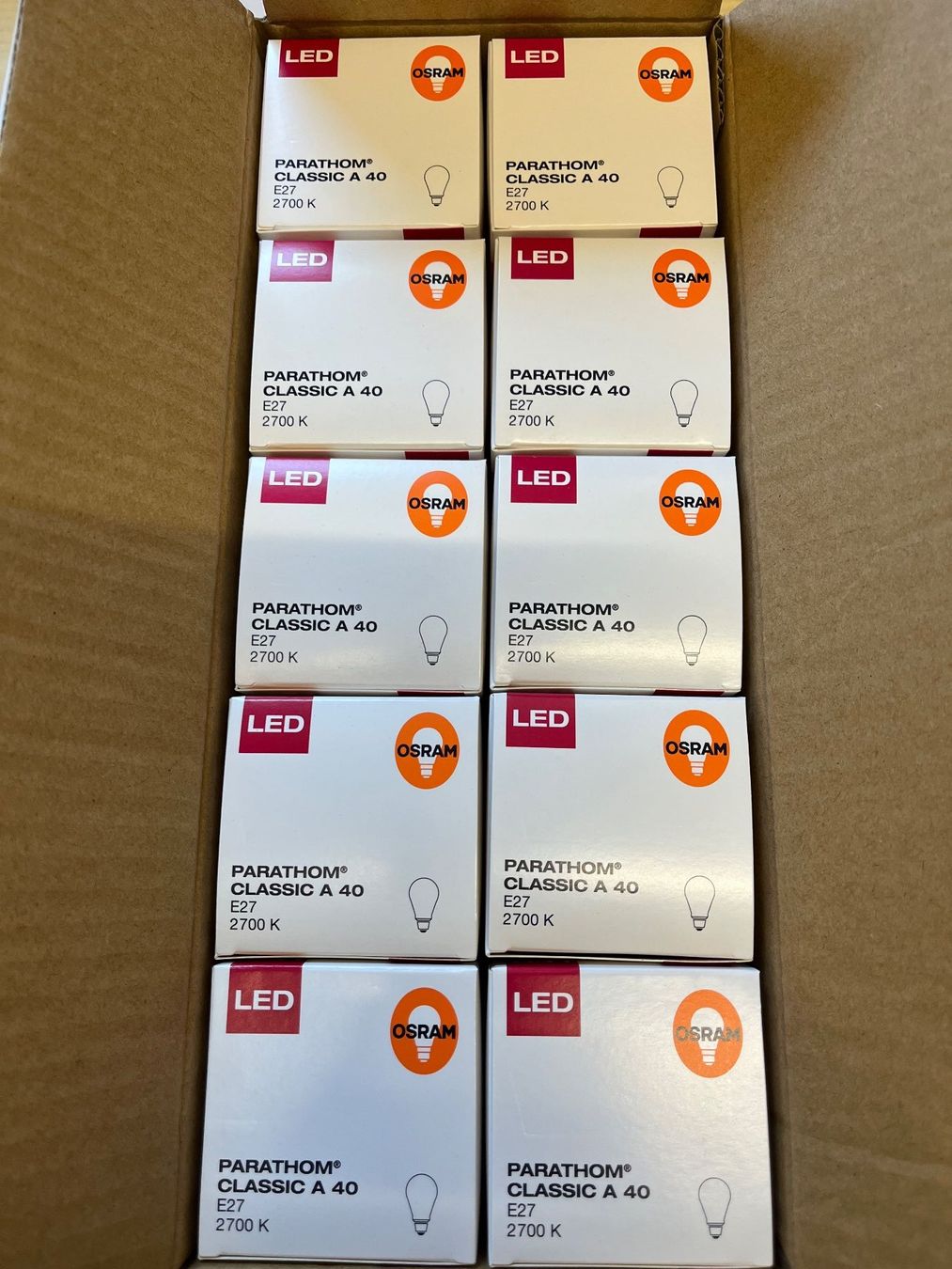 Osram Lampade: 10er Karton - Leuchtmittel E27 – Nuovo e nell'imballaggio originale da Lungern venduto da Barbados04 1
