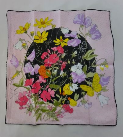 Taschentuch 60er Jahre "Blumen und Schmetterlinge" ab Fr. 4.