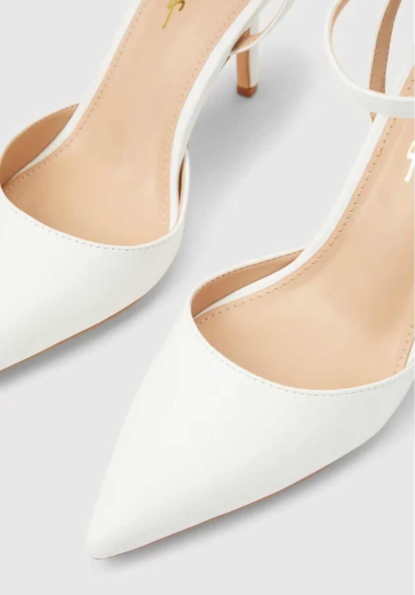 Scarpe da donna: Weisse Ankle Strap Heels – Nuovo e nell'imballaggio originale da Grossdietwil venduto da celineeeee 2