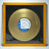 Vinyle d'or Hank Mobley Quintet LP encadré - pièce unique!