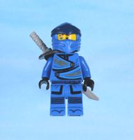 LEGO Minifigur Ninjago Jay - Legacy, Pearl Dark Gray Shoulde