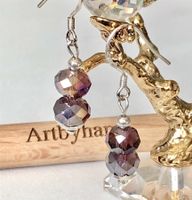 GLITZERNDE OHRHÄNGER SILBERHAKEN 925 MIT SWAROVSKI STEINEN
