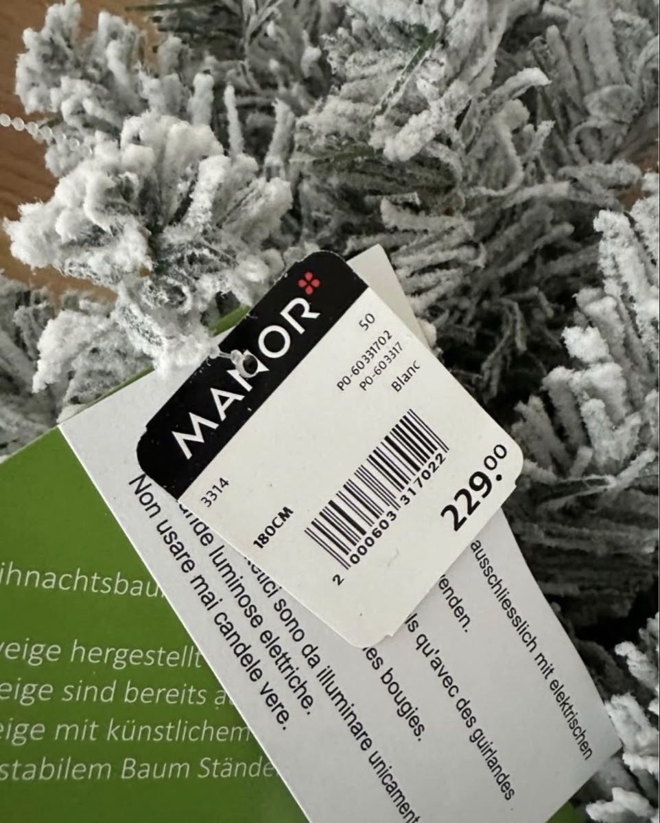Manor Tutte le decorazioni: Weinachtsbaum Manor – Nuovo e nell'imballaggio originale da Hedingen venduto da S.Alic01 1