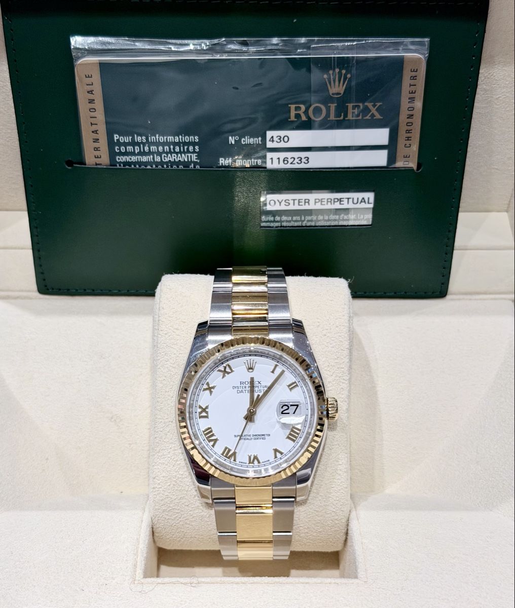 Rolex Orologi: Rolex Datejust 36mm Stahl/Gold – Usato da Zürich venduto da WATCHROOM