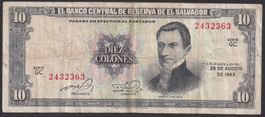 El Salvador 10 Colones 1983