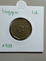 Singapour - 1 dollar - 1988