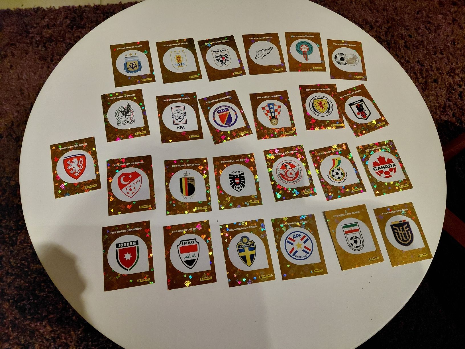 Panini Cartes à collectionner: Panini 2026 drapeaux équipe – Neuf (Voir description) à Ovronnaz par Ma-94-hey