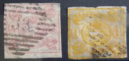 Braunschweig Kat. 12 & 14 gest. 1862/64 Kat. 430 Euro beide