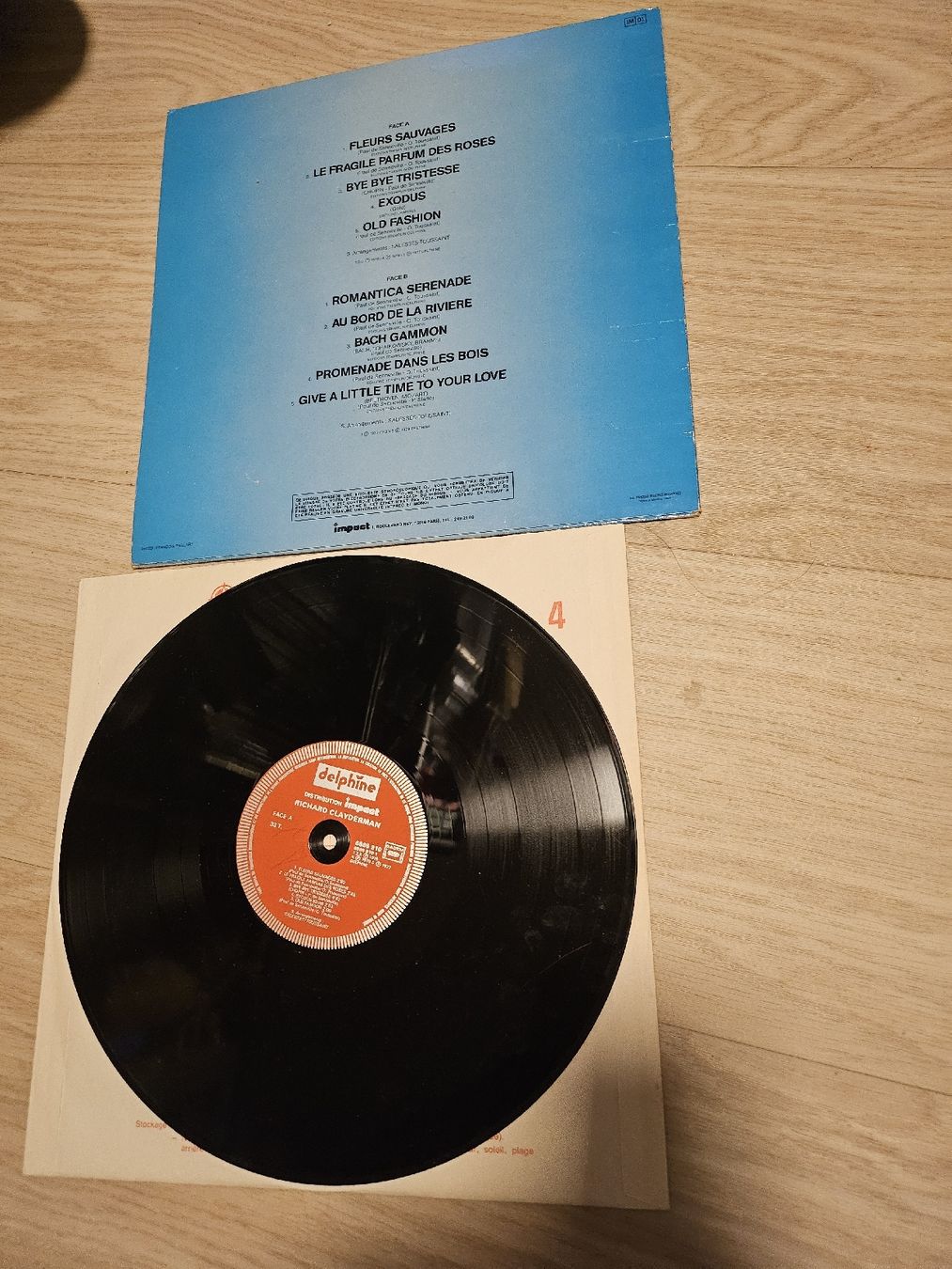 Dischi in vinile: Disque Vinyle Richard Clayderman - Fleurs Sauvages – Usato da La Joux FR venduto da car_ck96 2