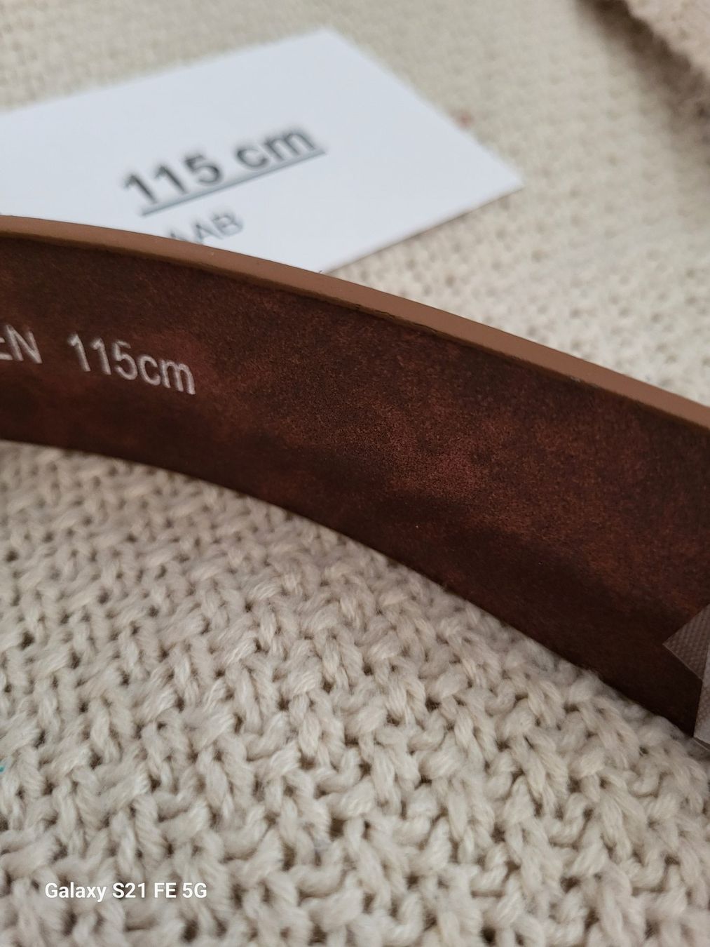 Cinture: 2 XHerren Gürtel Neu,115cm – Nuovo e nell'imballaggio originale da Riehen venduto da tamola67 7