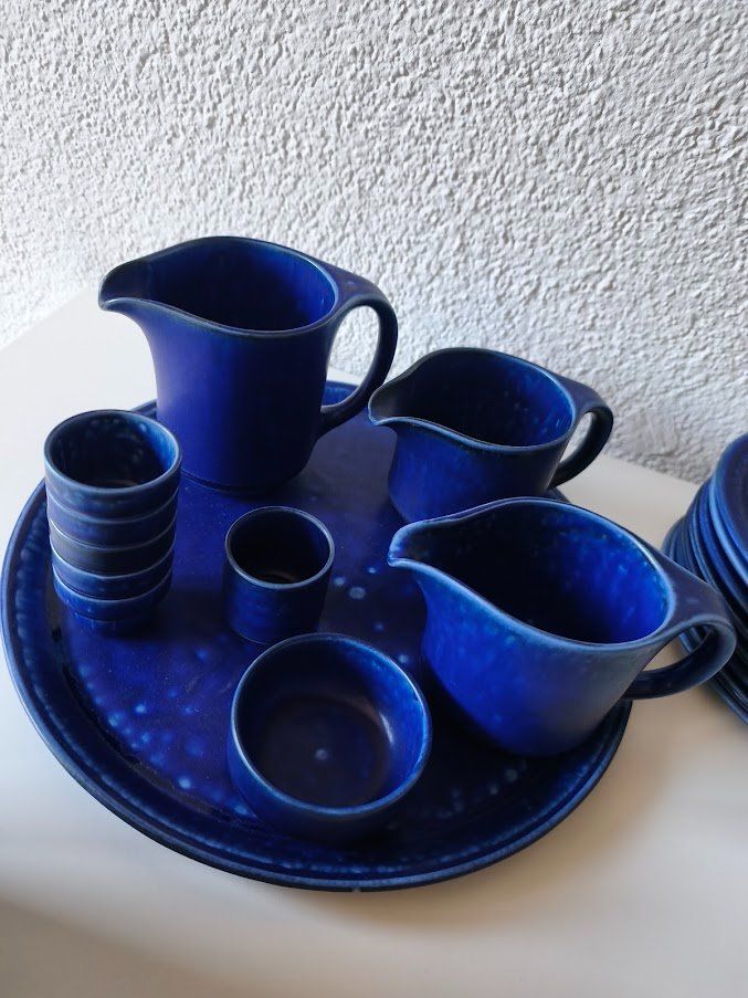 Set di piatti: Geschirrset Langenthal Blue Ocean Schale Kanne Teller... – Usato da Toffen venduto da Immo-Erben 5