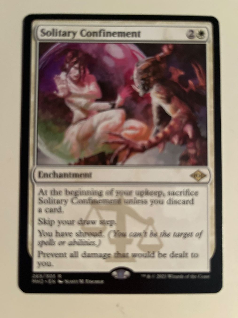 Magic The Gathering Carte collezionabili: 1 x Solitary Confinement - Magic: The Gathering - MtG – Usato da Kriens venduto da Shadi1980