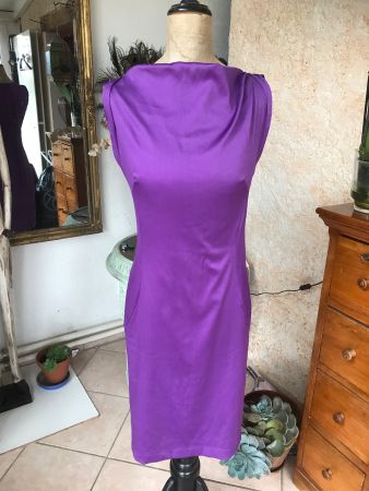 Jolie robe pull violette