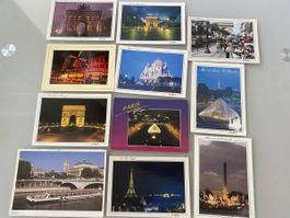 Cartes postales Paris monuments lots de 11 pièces