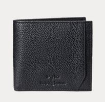 Polo Ralph Lauren Narbenleder-Brieftasche mit Münzfach