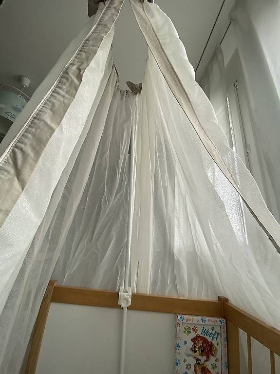 Tutte le decorazioni: Betthimmel inklusive Stange weiss – Usato da Horw venduto da sere4 1