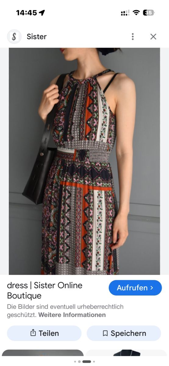Vestiti: Maxikleid Sommer Patchwork Print Gr. S, leicht und luftig – Nuovo (secondo la descrizione) da Hendschiken venduto da Uraniali 6