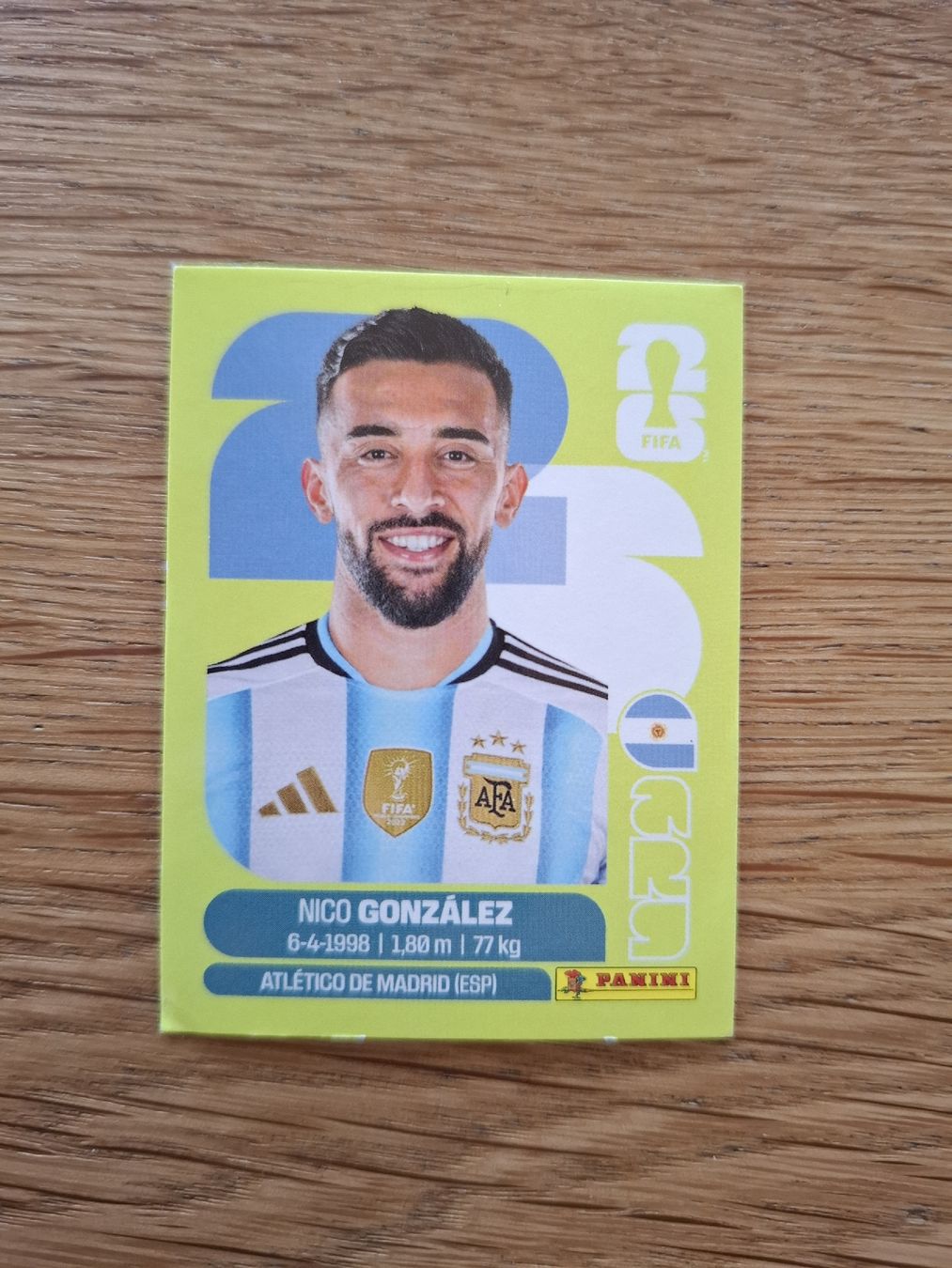 Panini Sammelbilder & Trading cards: Panini ARG 16 Nico González – Neu (gemäss Beschreibung) aus Lostorf von NathanjaB