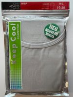 JOHN ADAMS Keep Cool Microfaser Shirt Gr. M/L hellgrau