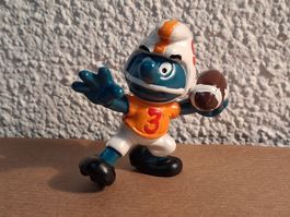 Schleich Schlumpf FOOTBALL-WERFER Hong Kong 1983