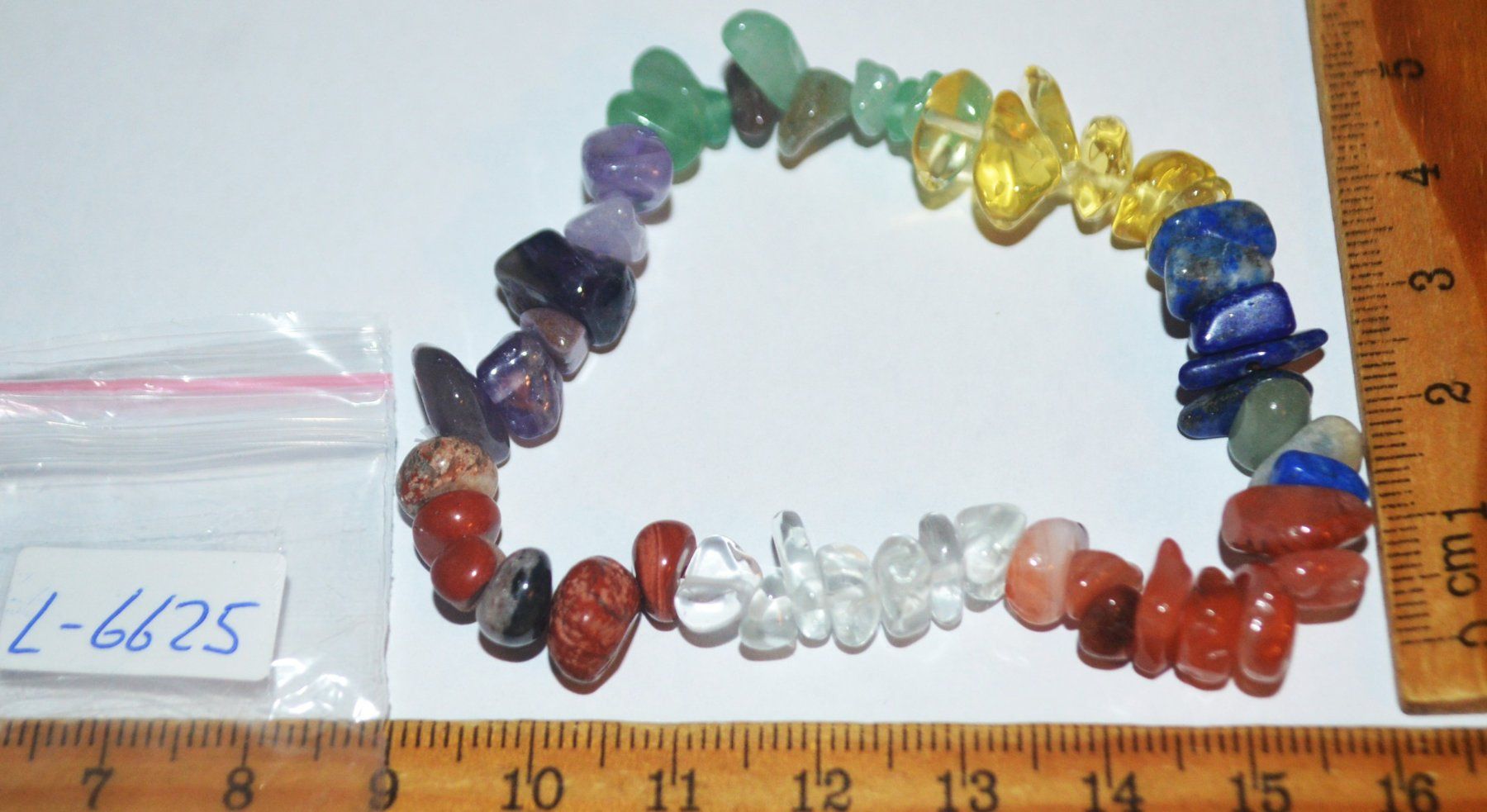 Armbänder & -reifen: Armband L-6625 – 7 Chakra Chips – elastisch – Neu und originalverpackt aus Goldiwil (Thun) von han_v5b7 4