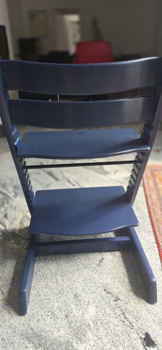 Stokke Seggioloni: Stokke Tripp Trapp – Blau – Usato da flueh venduto da Vickey 2