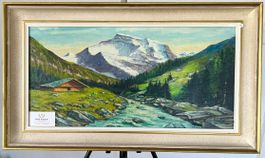 Jungfrau mit Lütschine – Original Ölgemälde