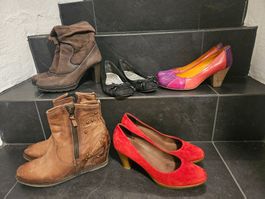 Lederschuhe, Pumps, Stiefel Leder Gr.40