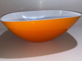 GUZZINI orange Design Schale vintage sace age midcentury