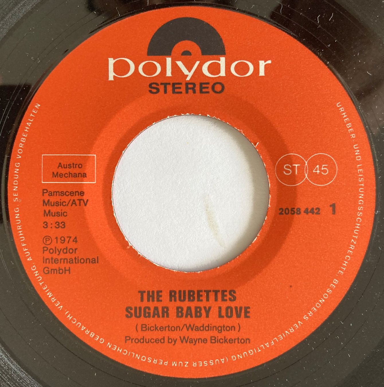 Dischi in vinile: THE RUBETTES - SUGAR BABY LOVE – Usato da Bottens venduto da hotter-than-hell 2