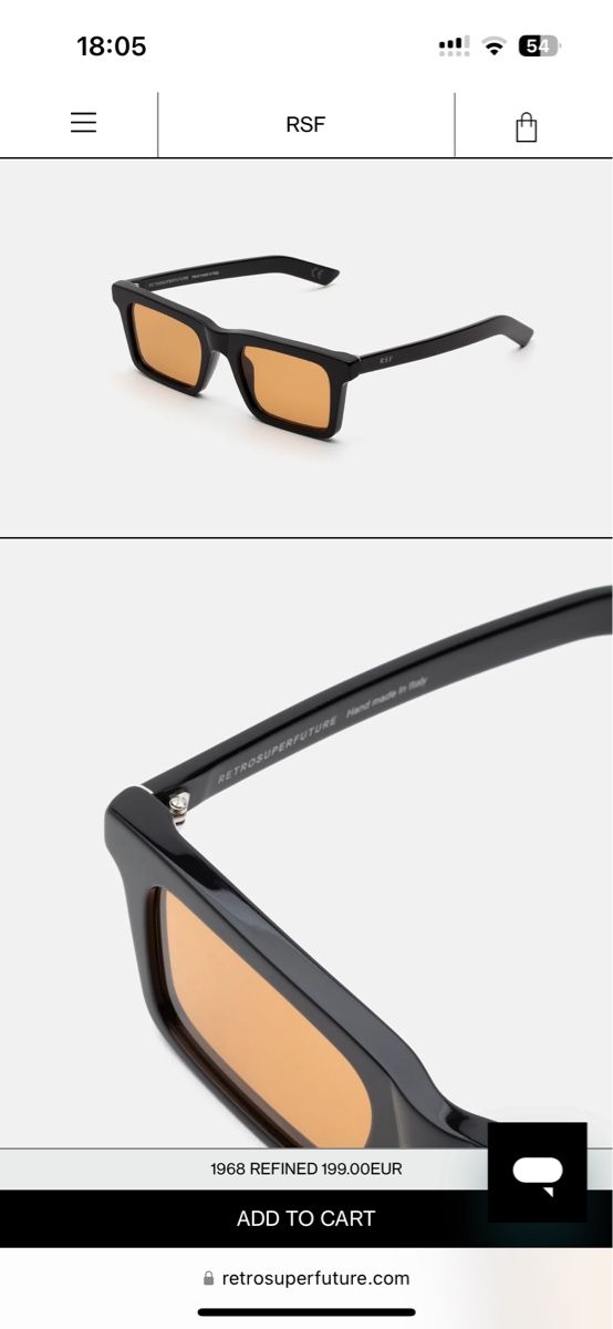 Occhiali & Lenti: Retrosuperfuture RSF refined 1968 sunglasses – Usato da Zürich venduto da gva_r9gs 5
