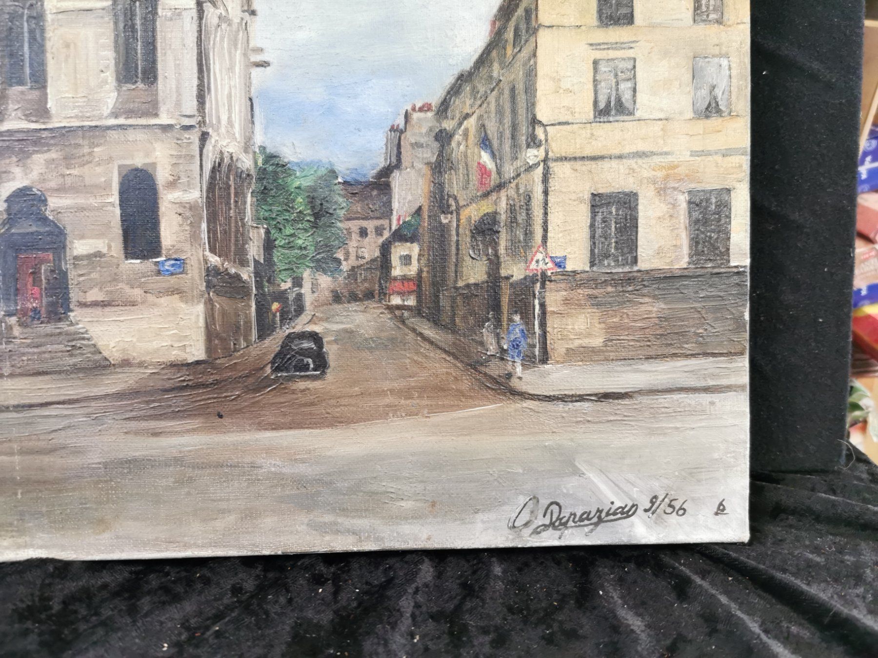 Dipinti: HUILE SUR TOILE SIGNÉE ET DATÉE 9/56 – Usato da Genève venduto da Qanil77 3