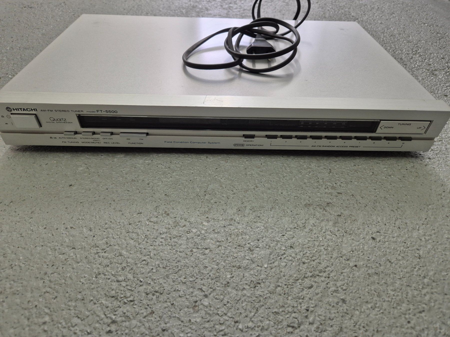 Hitachi Récepteurs: Hitachi FT-5500 AM-FM Stereo Tuner – D'occasion à Domat Ems par tchnesa 4