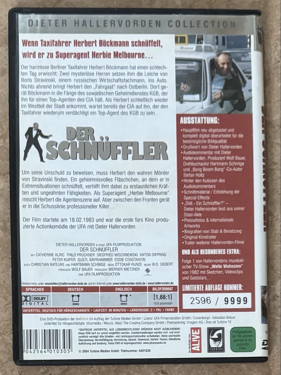 Tous les DVDs: DER SCHNÜFFLER – Neuf (Voir description) à Dietikon par AndreaSch01 1