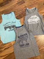 3 ärmellose Knaben T-Shirts Grösse 114